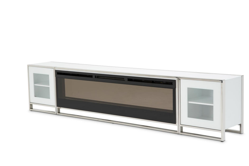 State St. Fireplace TV Console w/Firebox Insert 110V (4pc) - Furniture Max (Falls Church,VA) *