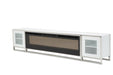 State St. Fireplace TV Console w/Firebox Insert 110V (4pc) - Furniture Max (Falls Church,VA) *