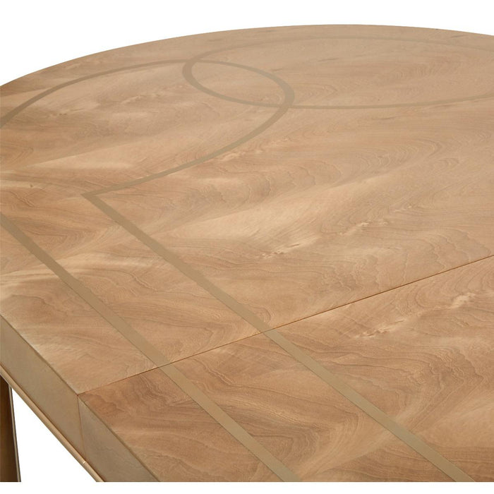 Villa Cherie 4 Leg Oval Dining Table in Caramel