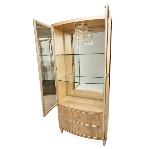 Villa Cherie Display Cabinet in Caramel - Furniture Max (Falls Church,VA) *