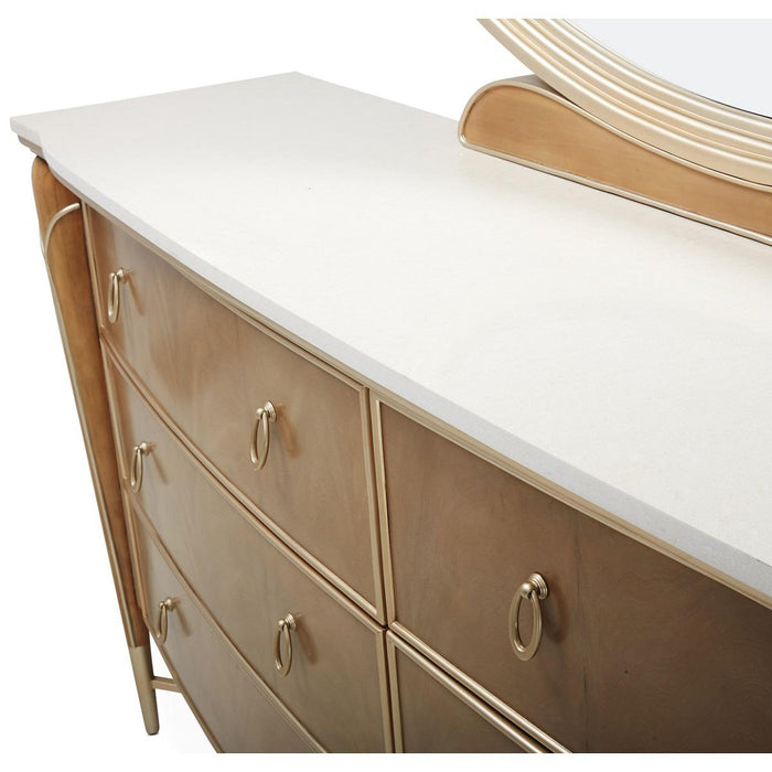 Villa Cherie Dresser in Caramel - Furniture Max (Falls Church,VA) *