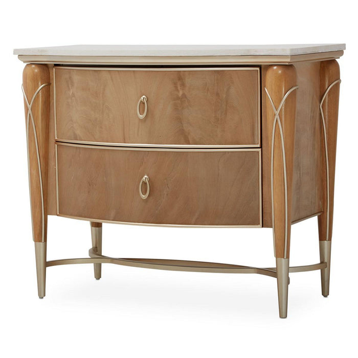 Villa Cherie Nightstand in Caramel