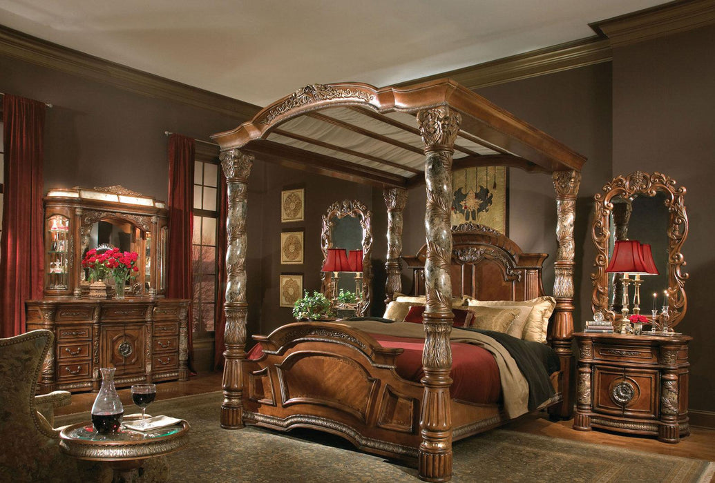 Villa Valencia Accent Wall Mirror in Chestnut - Furniture Max (Falls Church,VA) *