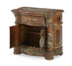 Villa Valencia Bedside Chest in Chestnut - Furniture Max (Falls Church,VA) *
