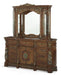 Villa Valencia Mirror with Lighting Box in Chestnut - Furniture Max (Falls Church,VA) *