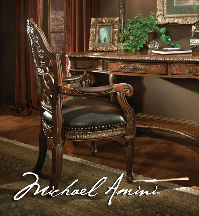 Villa Valencia Writing Desk Chair in Chestnut - Furniture Max (Falls Church,VA) *