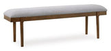 Lyncott 59" Upholstered Dining Bench - Furniture Max (Falls Church,VA) *