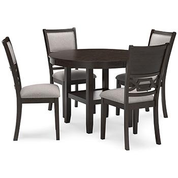 Langwest Dining Table and 4 Chairs (Set of 5) - Furniture Max (Falls Church,VA) *