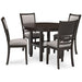 Langwest Dining Table and 4 Chairs (Set of 5) - Furniture Max (Falls Church,VA) *