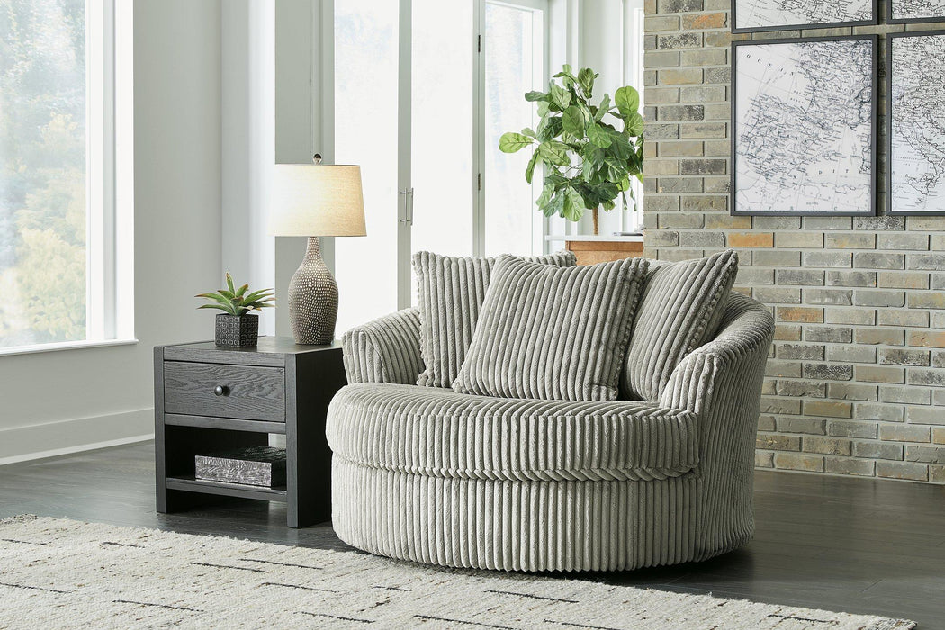 Lindyn Oversized Swivel Accent Chair - Furniture Max (Falls Church,VA) *