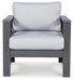 Amora Outdoor Lounge Chair with Cushion (Set of 2) - Furniture Max (Falls Church,VA) *