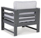 Amora Outdoor Lounge Chair with Cushion (Set of 2) - Furniture Max (Falls Church,VA) *