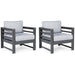 Amora Outdoor Lounge Chair with Cushion (Set of 2) - Furniture Max (Falls Church,VA) *