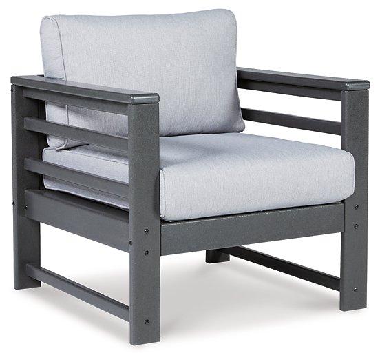 Amora Outdoor Lounge Chair with Cushion (Set of 2) - Furniture Max (Falls Church,VA) *