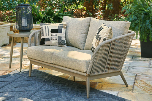 Swiss Valley Outdoor Loveseat with Cushion - Furniture Max (Falls Church,VA) *