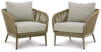 Swiss Valley Lounge Chair with Cushion (Set of 2) - Furniture Max (Falls Church,VA) *