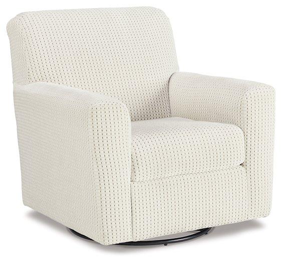 Herstow Swivel Glider Accent Chair - Furniture Max (Falls Church,VA) *