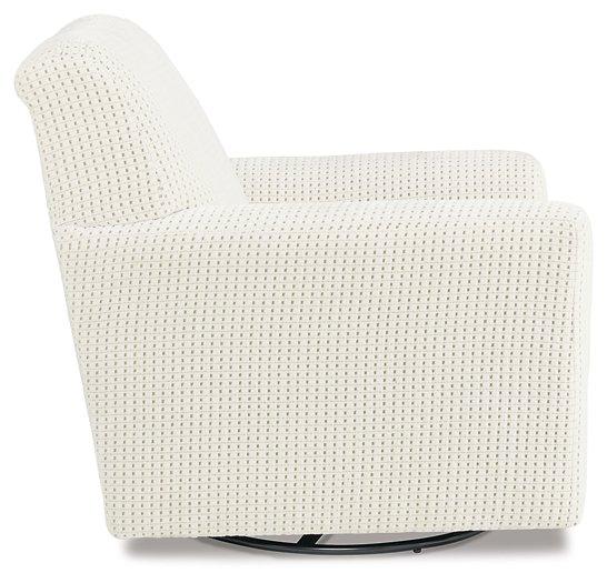 Herstow Swivel Glider Accent Chair - Furniture Max (Falls Church,VA) *