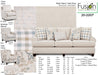 39-00KP FELIX DUNE SOFA - Furniture Max (Falls Church,VA) *