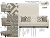 3280 SUGARSHACK GLACIER (REVOUTION) SOFA - Furniture Max (Falls Church,VA) *