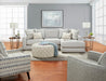 402G DEJA VU STEEL BLUE  SWIVEL GLIDER CHAIR - Furniture Max (Falls Church,VA) *