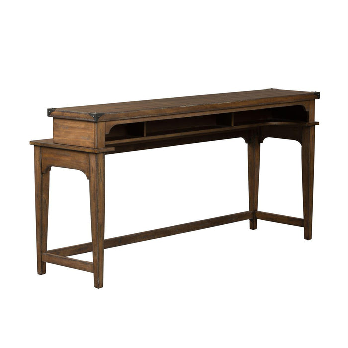 Liberty Aspen Skies Console Table in Weathered Brown - Furniture Max (Falls Church,VA) *
