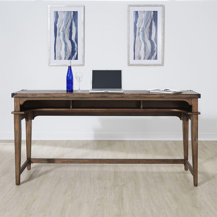 Liberty Aspen Skies Console Table in Weathered Brown - Furniture Max (Falls Church,VA) *