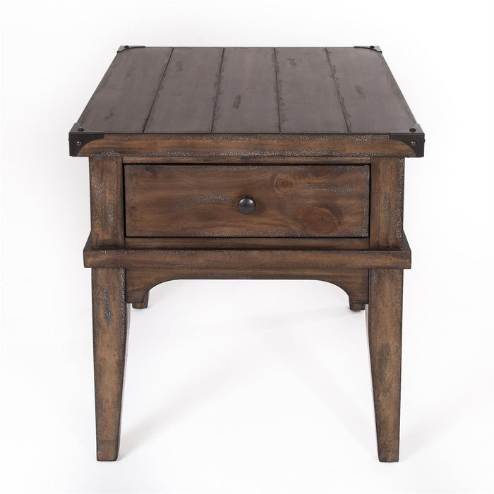Liberty Aspen Skies End Table in Weathered Brown - Furniture Max (Falls Church,VA) *