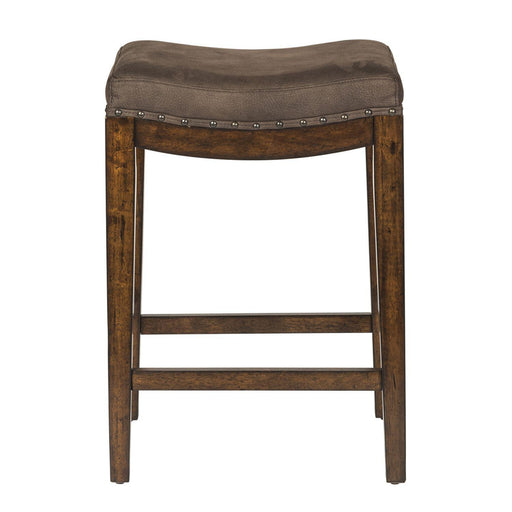 Liberty Aspen Skies Uph Barstool in Russet Brown - Furniture Max (Falls Church,VA) *