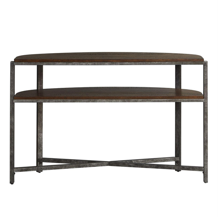 Liberty Breckinridge Demilune Sofa Table in Mahogany - Furniture Max (Falls Church,VA) *