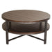 Liberty Breckinridge Round Cocktail Table in Mahogany - Furniture Max (Falls Church,VA) *