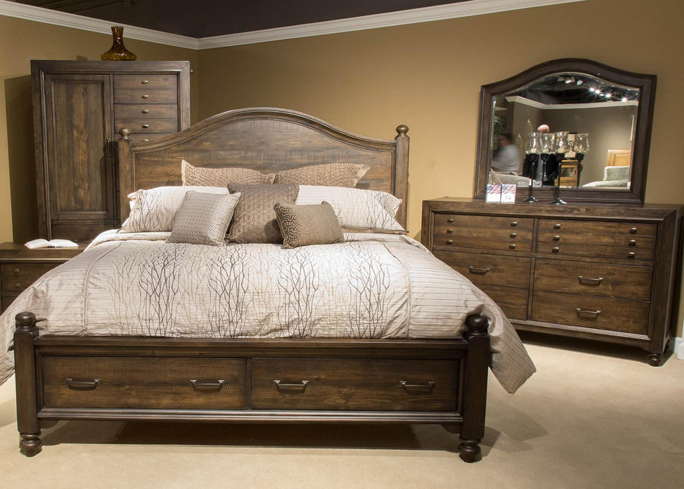 Liberty Catawba Hills Landscape Mirror in Peppercorn - Furniture Max (Falls Church,VA) *