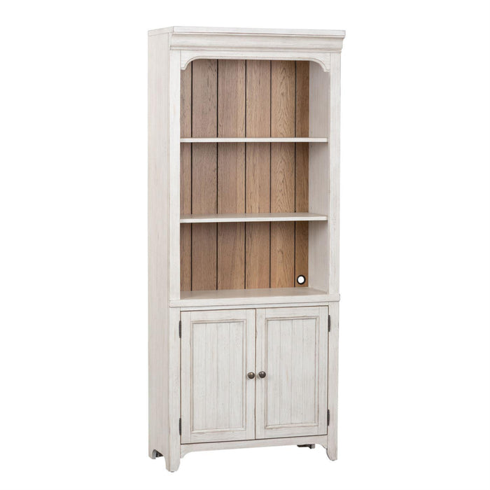 Liberty Farmhouse Reimagined Bookcase in Antique White - Furniture Max (Falls Church,VA) *