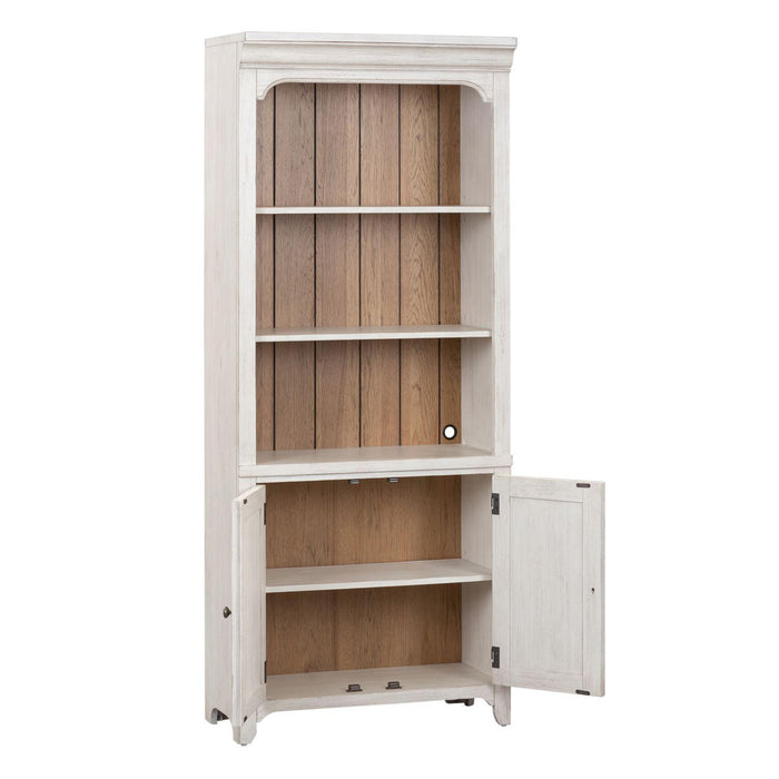Liberty Farmhouse Reimagined Bookcase in Antique White - Furniture Max (Falls Church,VA) *
