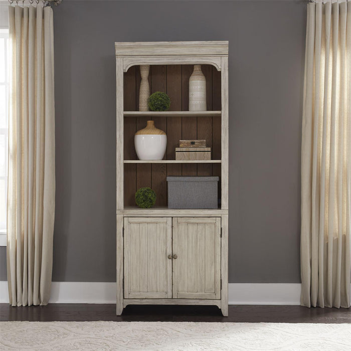 Liberty Farmhouse Reimagined Bookcase in Antique White - Furniture Max (Falls Church,VA) *