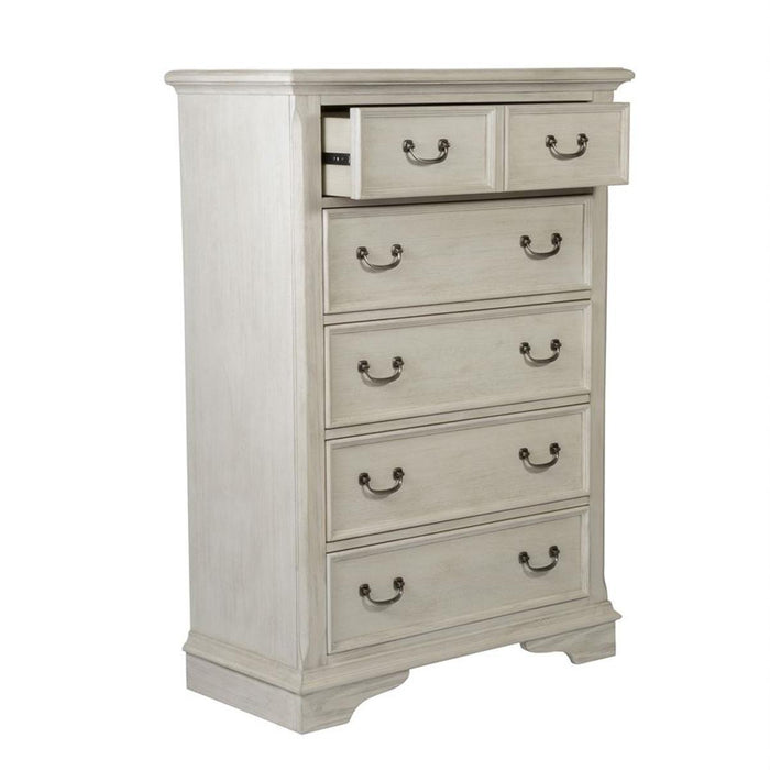 Liberty Funiture Bayside Drawer Chest in Antique White - Furniture Max (Falls Church,VA) *