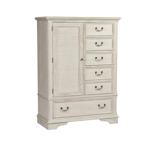 Liberty Funiture Bayside Gentleman's Chest  in Antique White - Furniture Max (Falls Church,VA) *