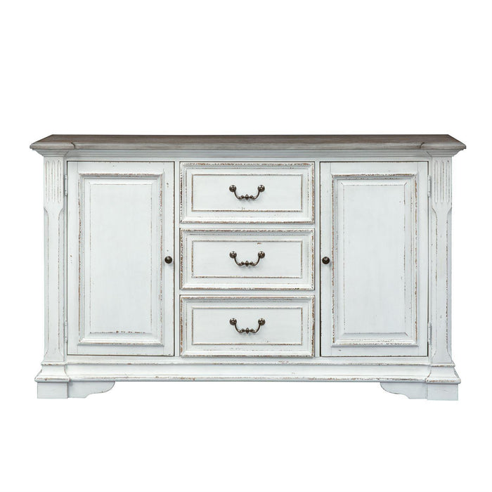 Liberty Furniture Abbey Park Buffet in Antique White