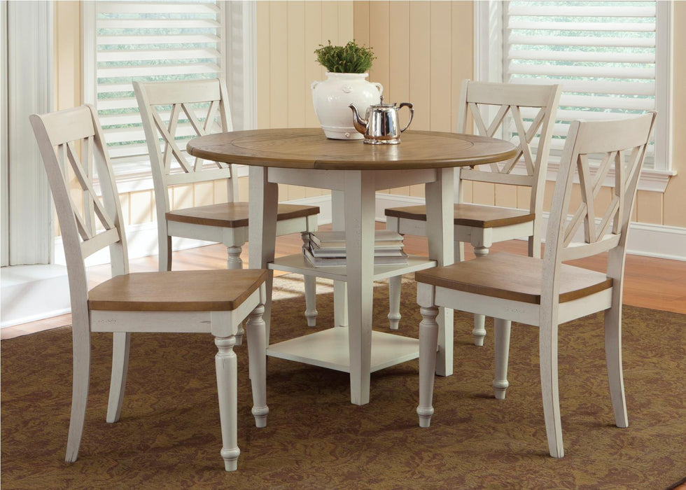 Liberty Furniture Al Fresco Double X Back Side Chair (Set of 2)  in Driftwood/Sand - Furniture Max (Falls Church,VA) *