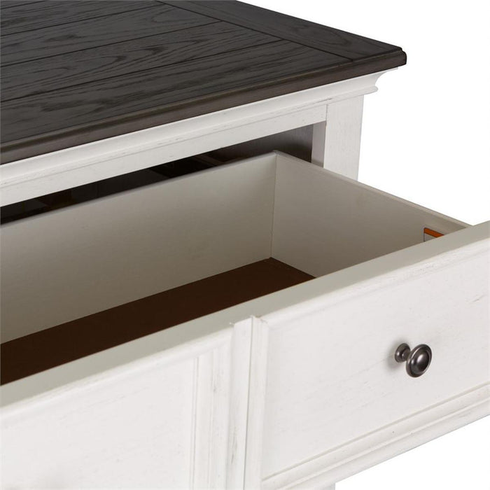 Liberty Furniture Allyson Park Drawer Chest in Wirebrushed White - Furniture Max (Falls Church,VA) *