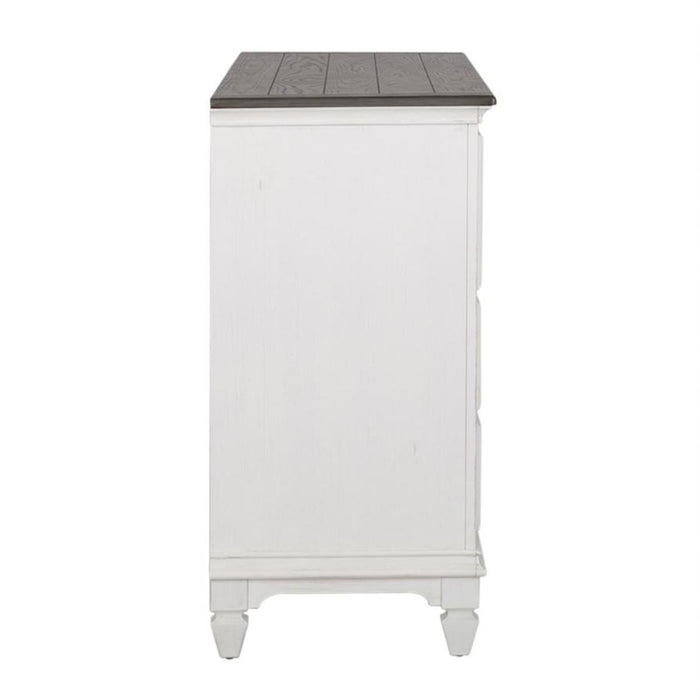 Liberty Furniture Allyson Park Drawer Dresser in Wirebrushed White - Furniture Max (Falls Church,VA) *