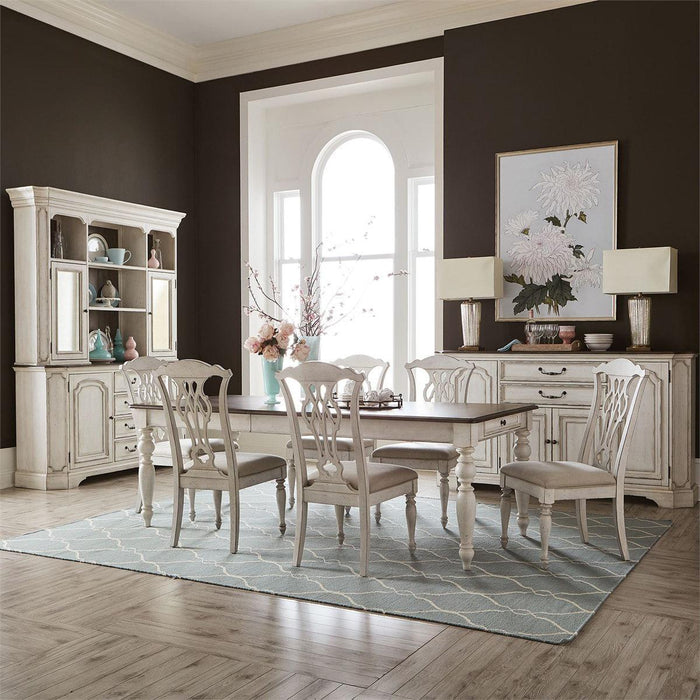 Liberty Furniture Abbey Road Hall Buffet in Porcelain White - Furniture Max (Falls Church,VA) *