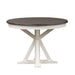 Liberty Furniture Allyson Park Pedestal Table in White with Charcoal - Furniture Max (Falls Church,VA) *