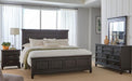 Liberty Furniture Allyson Park 3 Drawer Nightstand with Charging Station Wirebrushed Black Forest - Furniture Max (Falls Church,VA) *