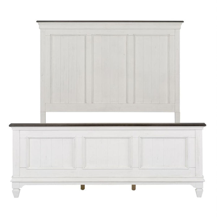 Liberty Furniture Allyson Park King Panel Bed in Wirebrushed White - Furniture Max (Falls Church,VA) *