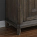 Liberty Furniture Artisan Prairie Door Chest in Wirebrushed aged oak with gray dusty wax - Furniture Max (Falls Church,VA) *