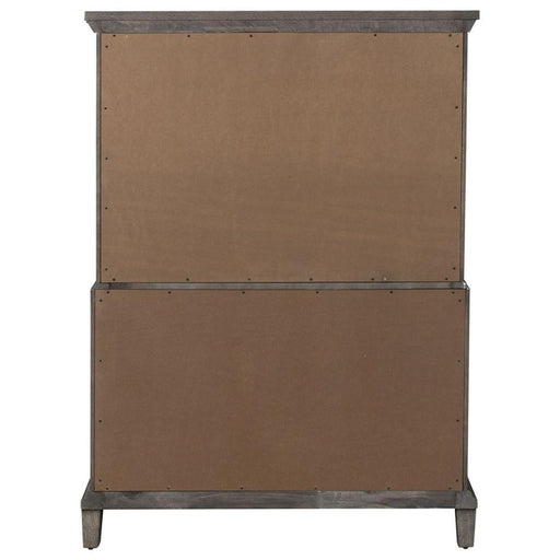 Liberty Furniture Artisan Prairie Drawer Chest in Wirebrushed aged oak with gray dusty wax - Furniture Max (Falls Church,VA) *