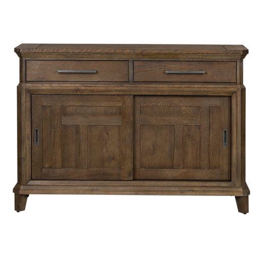 Liberty Furniture Artisan Prairie Sliding Door Buffet in Aged Oak WILL SHIP APPX on JUNE 22 2022 - Furniture Max (Falls Church,VA) *