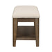 Liberty Furniture Artisan Prairie Upholstered Bench (RTA) in Aged Oak - Furniture Max (Falls Church,VA) *