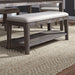 Liberty Furniture Artisan Prairie Upholstered Bench (RTA) in Aged Oak - Furniture Max (Falls Church,VA) *